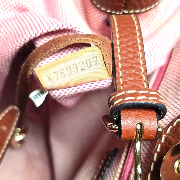 Dooney & Bourke Tan and Brown Shoulder Bag - Picture 5 of 13